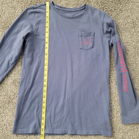 Vineyard Vines Girls Blue Long Sleeve T-Shirt X-Large 16 - Picture 5 of 9